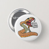 Badge Rond 5 Cm Ne Pas Tourner Sur Moi (Devant & derrière)