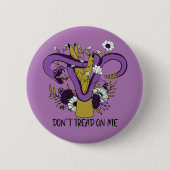 Badge Rond 5 Cm Ne Pas Tourner Sur Moi Feministe (Devant)