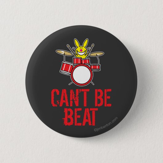 Badge Rond 5 Cm Ne peut pas me battre (Devant)