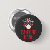 Badge Rond 5 Cm Ne peut pas me battre (Devant & derrière)