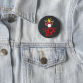 Badge Rond 5 Cm Ne peut pas me battre (En situation)