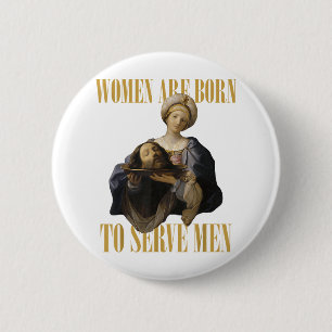 Badge Rond 5 Cm Né Pour Servir Hommes Christian Boss Girl Motivati