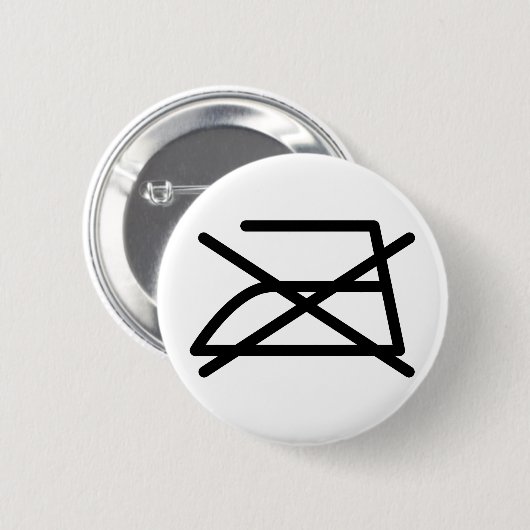 BADGE ROND 5 CM NE REFROIREZ PAS ! (Devant & derrière)