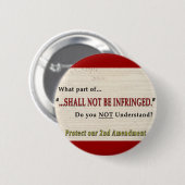 Badge Rond 5 Cm Ne sera pas violé (Devant & derrière)