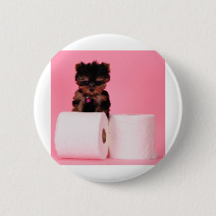 Badge Rond 5 Cm Ne serrez pas le Charmin