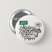 Badge Rond 5 Cm Ne sois pas un mouton (Devant & derrière)