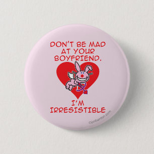 Badge Rond 5 Cm Ne soyez pas fou