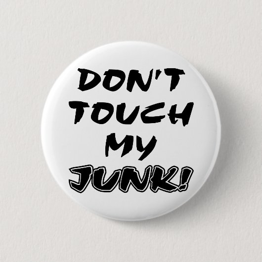 Badge Rond 5 Cm Ne touchez pas à mon cul (Devant)