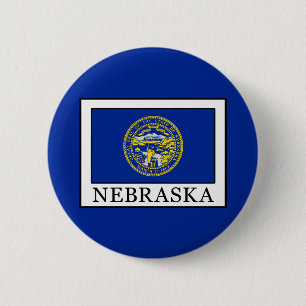 Badge Rond 5 Cm Nebraska