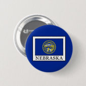 Badge Rond 5 Cm Nebraska (Devant & derrière)