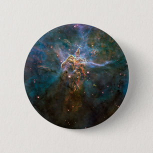 Badge Rond 5 Cm Nebulae de la Caroline dans l'espace