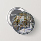 Badge Rond 5 Cm Neige (Devant & derrière)