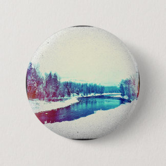 Badge Rond 5 Cm Neige H2O