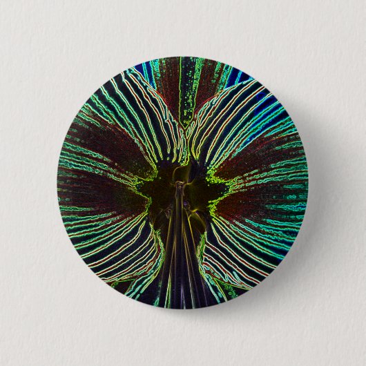 Badge Rond 5 Cm Neon Amaryllis (Devant)