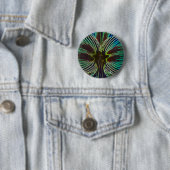 Badge Rond 5 Cm Neon Amaryllis (En situation)