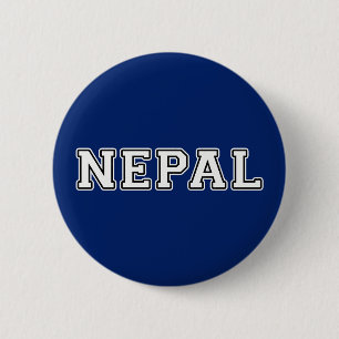 Badge Rond 5 Cm Népal