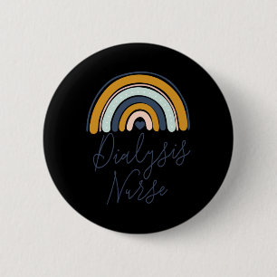 Badge Rond 5 Cm Néphrologie infirmière Maladie rénale Insuffisance