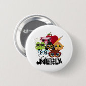 Badge Rond 5 Cm Nerd (Devant & derrière)