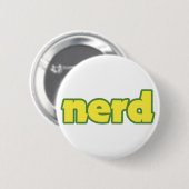 Badge Rond 5 Cm Nerd (Devant & derrière)