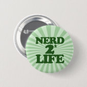 BADGE ROND 5 CM NERD 4 (Devant & derrière)
