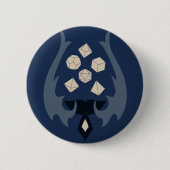 Badge Rond 5 Cm Nerds, DnD and Dorks (Devant)