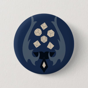 Badge Rond 5 Cm Nerds, DnD and Dorks