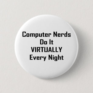Badge Rond 5 Cm Nerds occupés
