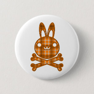 Badge Rond 5 Cm Nerf de boeuf (lapin)