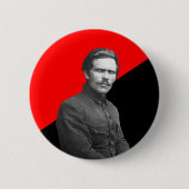 Badge Rond 5 Cm Nestor Makhno Anarcho-communiste (Devant)