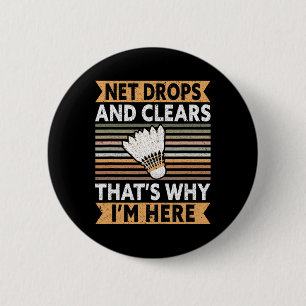 Badge Rond 5 Cm Net Drops And Clears C'est pourquoi je suis ici Dm