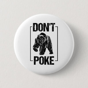 Badge Rond 5 Cm N'Êtes Pas Drôle Ours _ Mignon Super-héros Ours Us