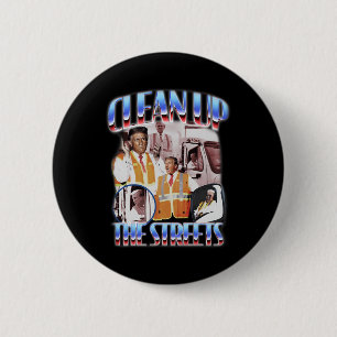 Badge Rond 5 Cm Nettoyer Les Rues Élection Trump 2024 Trump Gar
