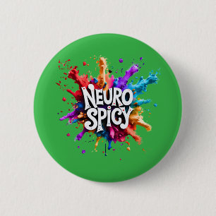 Badge Rond 5 Cm NEUROÉPICÉ neurodiversité autisme tda dyslexie