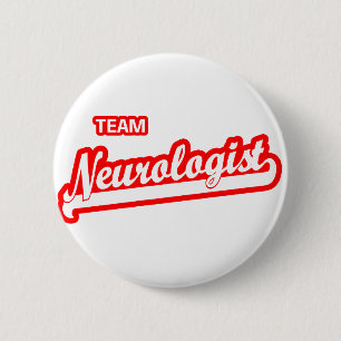 Badge Rond 5 Cm Neurologue d'équipe