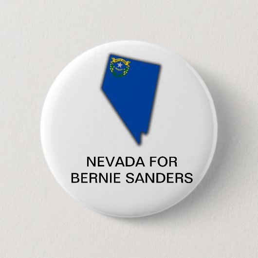 Badge Rond 5 Cm NEVADA pour le bouton BERNIE SANDERS 2020 (Devant)
