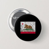 Badge Rond 5 Cm New California Republic Ncr State Distressed Flag (Devant & derrière)