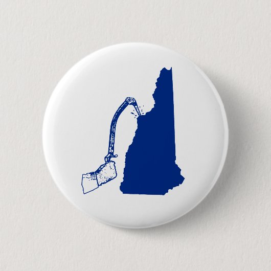 Badge Rond 5 Cm New Hampshire Ice Escalade (Devant)