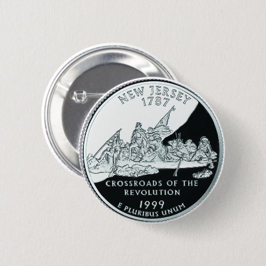 Badge Rond 5 Cm New Jersey (Devant & derrière)
