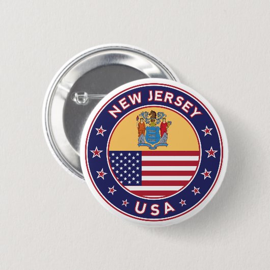 Badge Rond 5 Cm New Jersey (Devant & derrière)