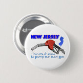 Badge Rond 5 Cm New Jersey : Trop de classe pour pomper notre (Devant & derrière)