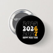 Badge Rond 5 Cm New Year 2026 Shirt Funny 67 Meme Six Seven (Devant & derrière)