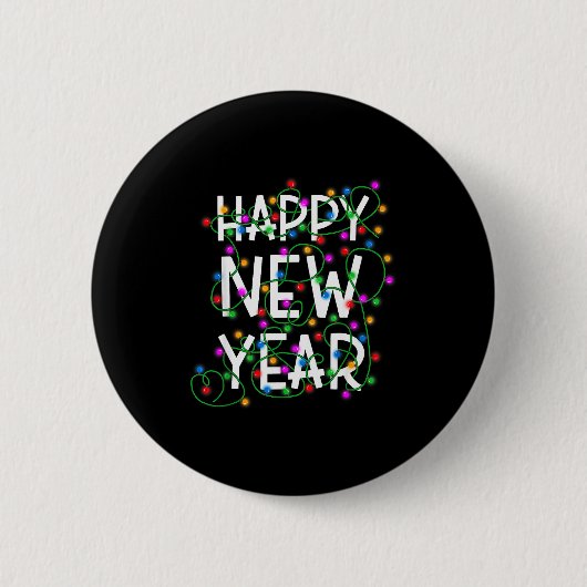 Badge Rond 5 Cm New Year's Eve 2026 Family Happy New Year Happy Ch (Devant)