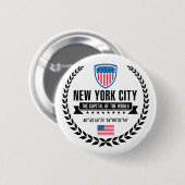 Badge Rond 5 Cm New York (Devant & derrière)