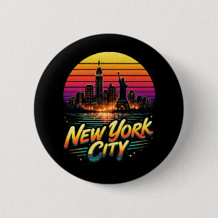 Badge Rond 5 Cm New York City