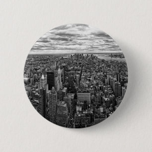 Badge Rond 5 Cm New York Skyline