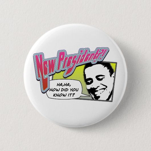 Badge Rond 5 Cm newPresident (Devant)