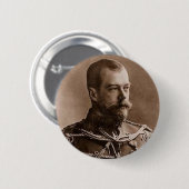 Badge Rond 5 Cm Nicholas II (Devant & derrière)