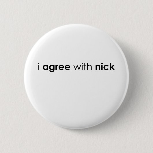 Badge Rond 5 Cm nick.ai (Devant)