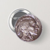 Badge Rond 5 Cm Nickel Buffalo (Devant & derrière)