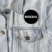 Badge Rond 5 Cm Nigéria (En situation)